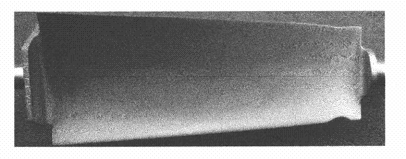 Method for macro-etching detection of titanium alloy blade metallurgical quality