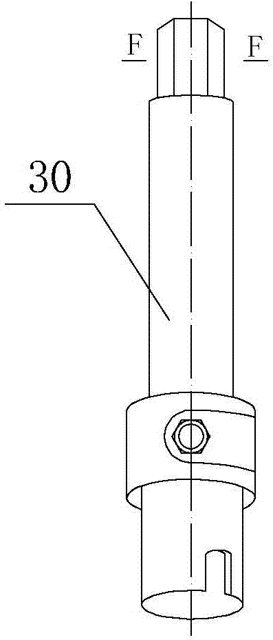 Portable operating handle for 10 kV switch cabinet