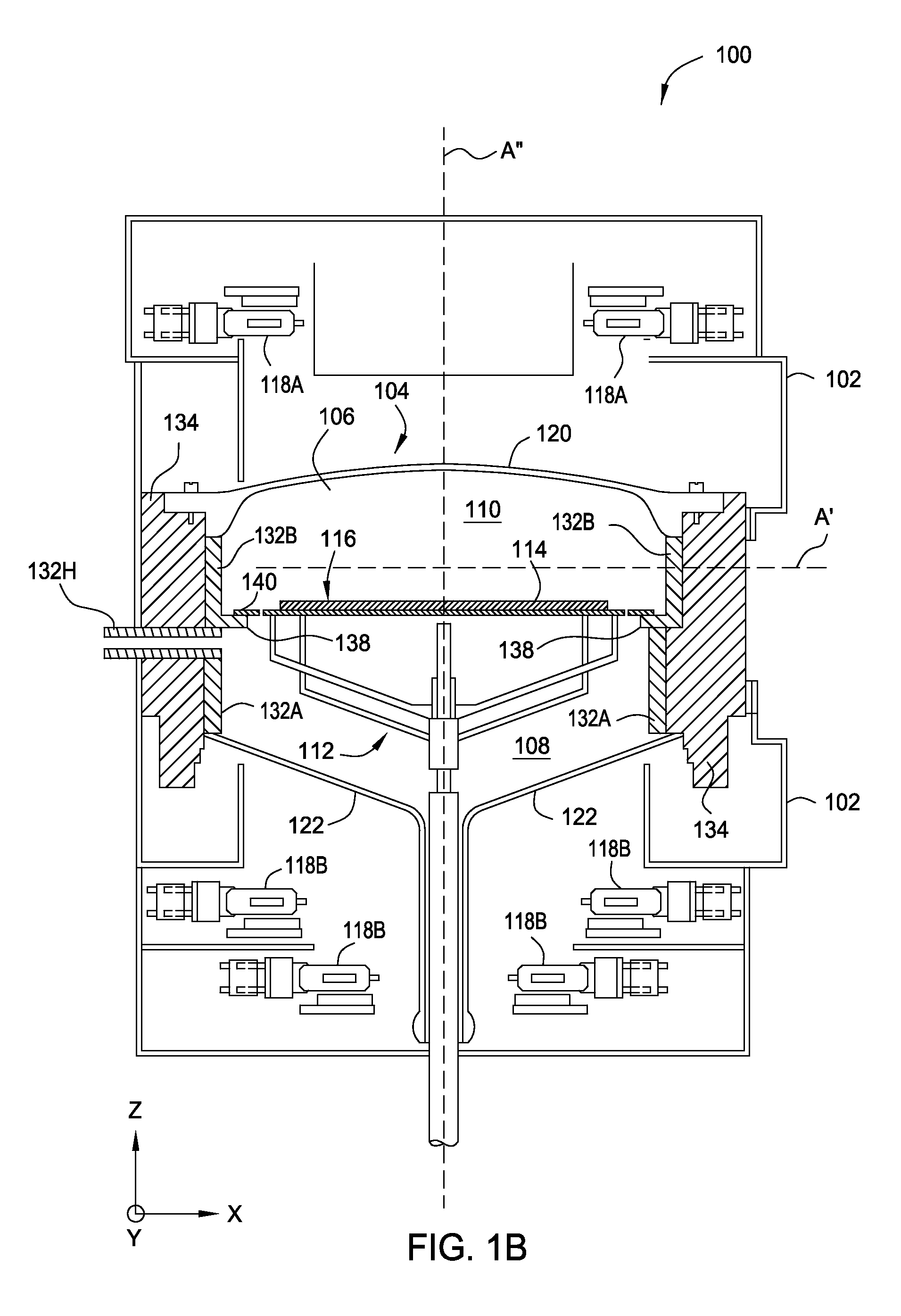 Liner assembly for chemical vapor deposition chamber