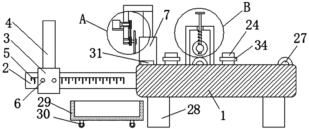 Steel bar cropping machine with cropping size precisely-adjusting function for construction industry