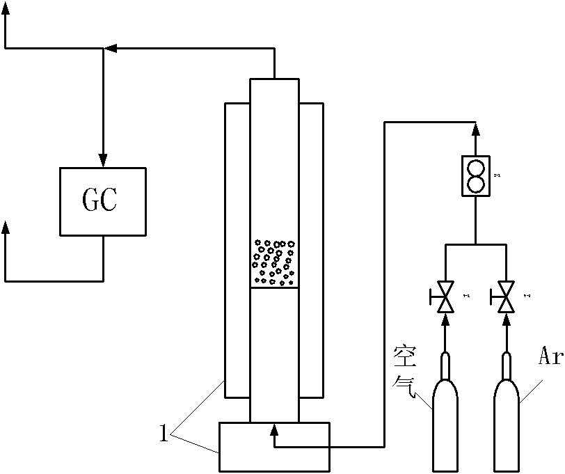 Method for decomposing phosphogypsum through coupling reaction heat and vibration fluidizing