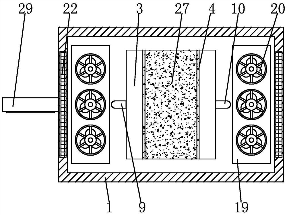 High-efficiency motor heat dissipation device for ocean engineering