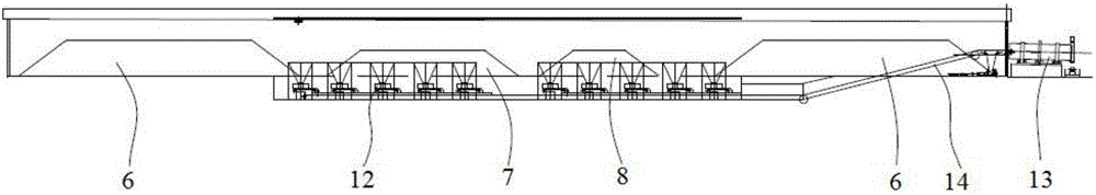 Nickel laterite ore raw material storehouse and nickel laterite ore raw material preparation system