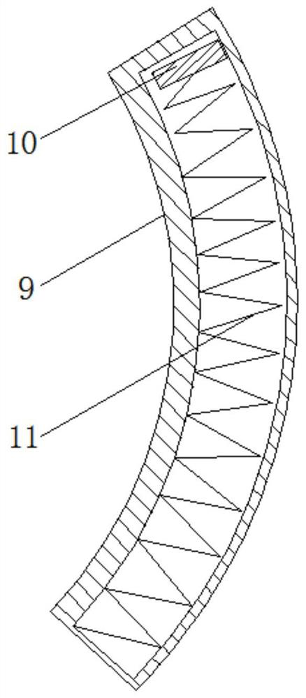 Uniform glue discharging device of glue gun