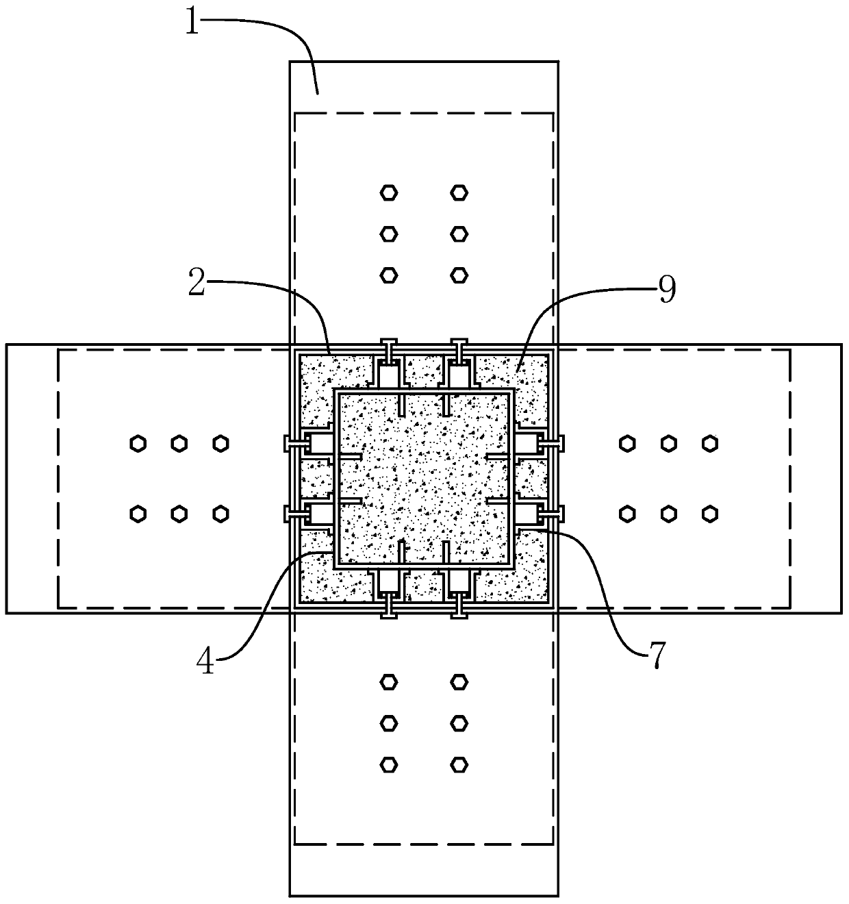 Steel structure joint connection device and manufacturing method thereof