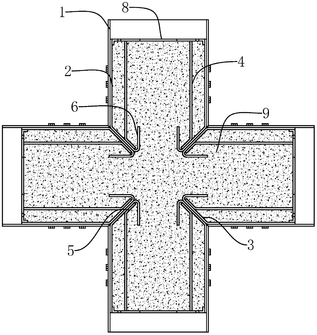 Steel structure joint connection device and manufacturing method thereof