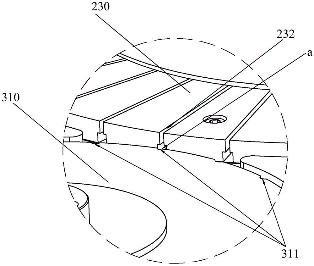 Particle material separation device