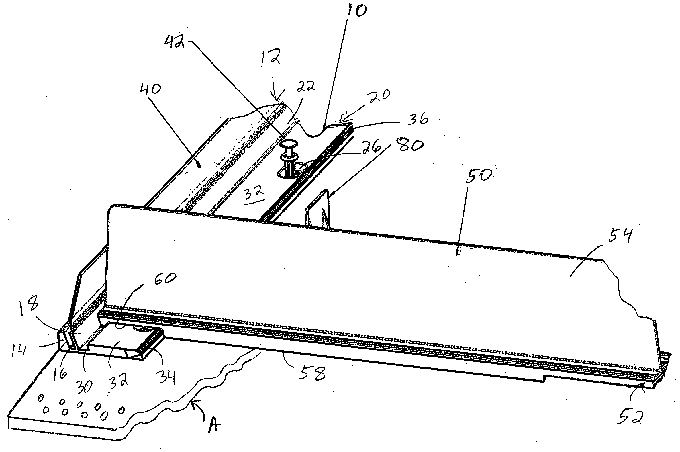 Adjustable shelving system