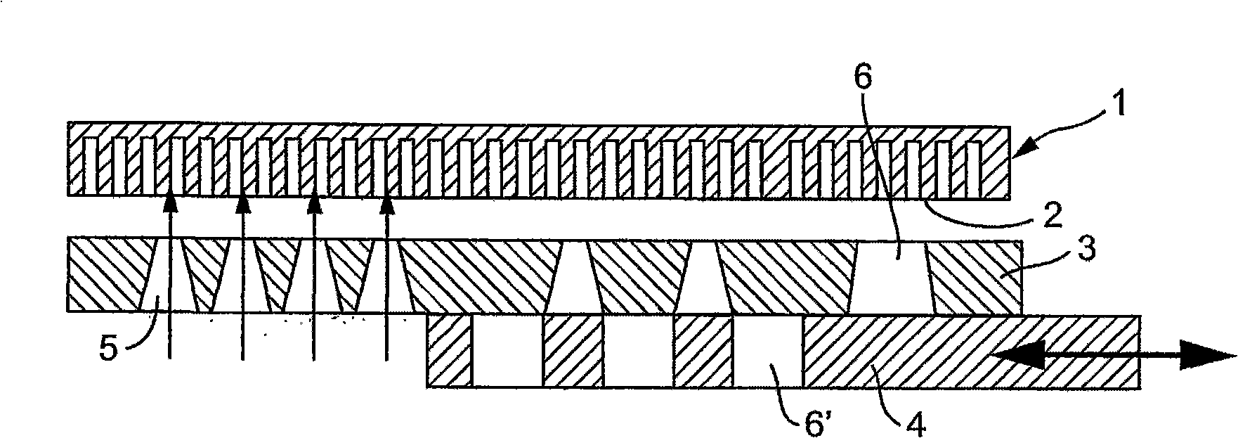 Device for separating a gas-liquid mixture