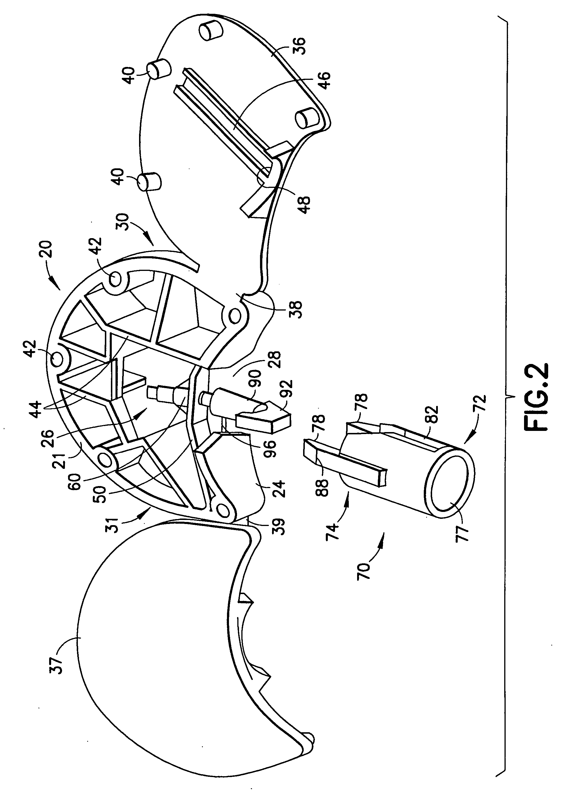 Finger activated lancet device