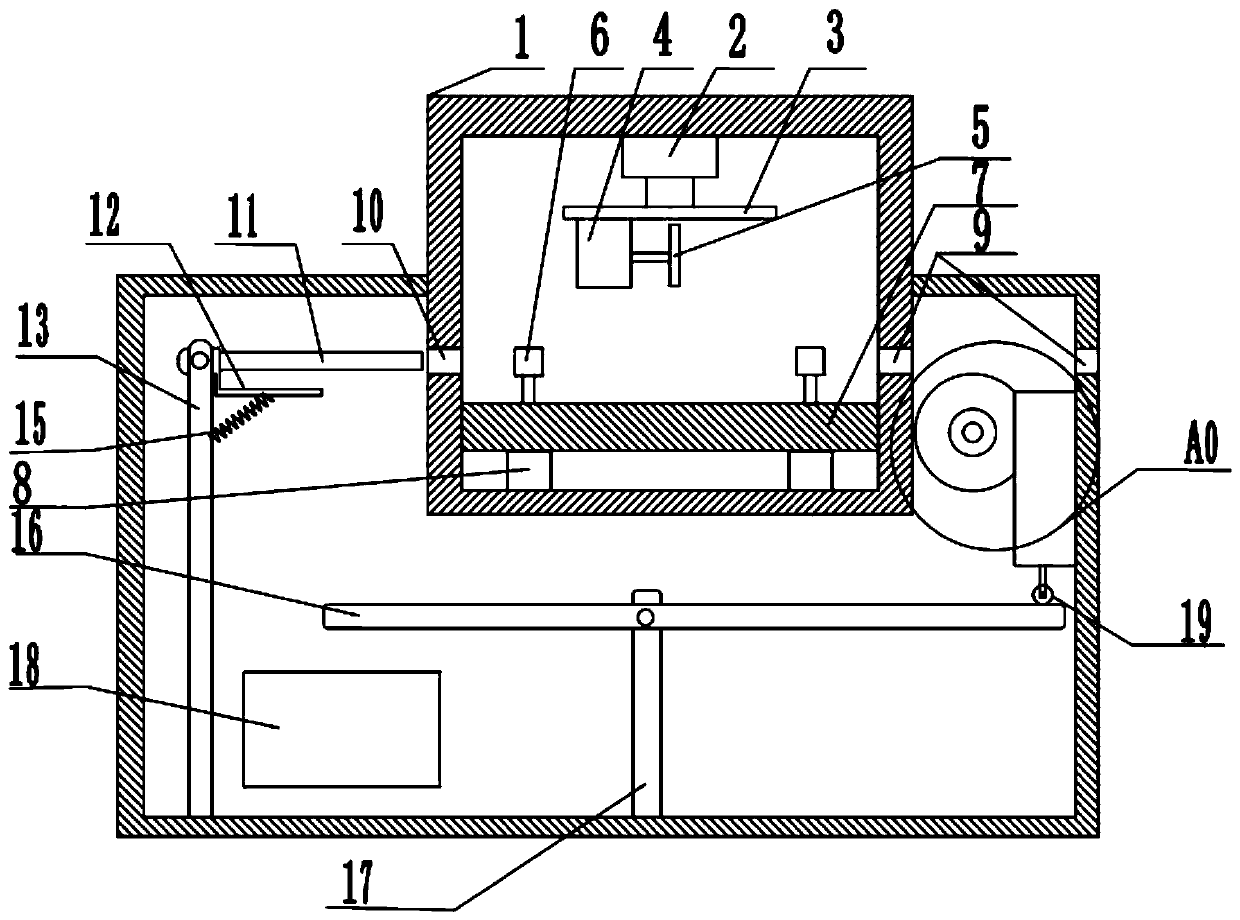 A pipe cutting device for auto parts manufacturing