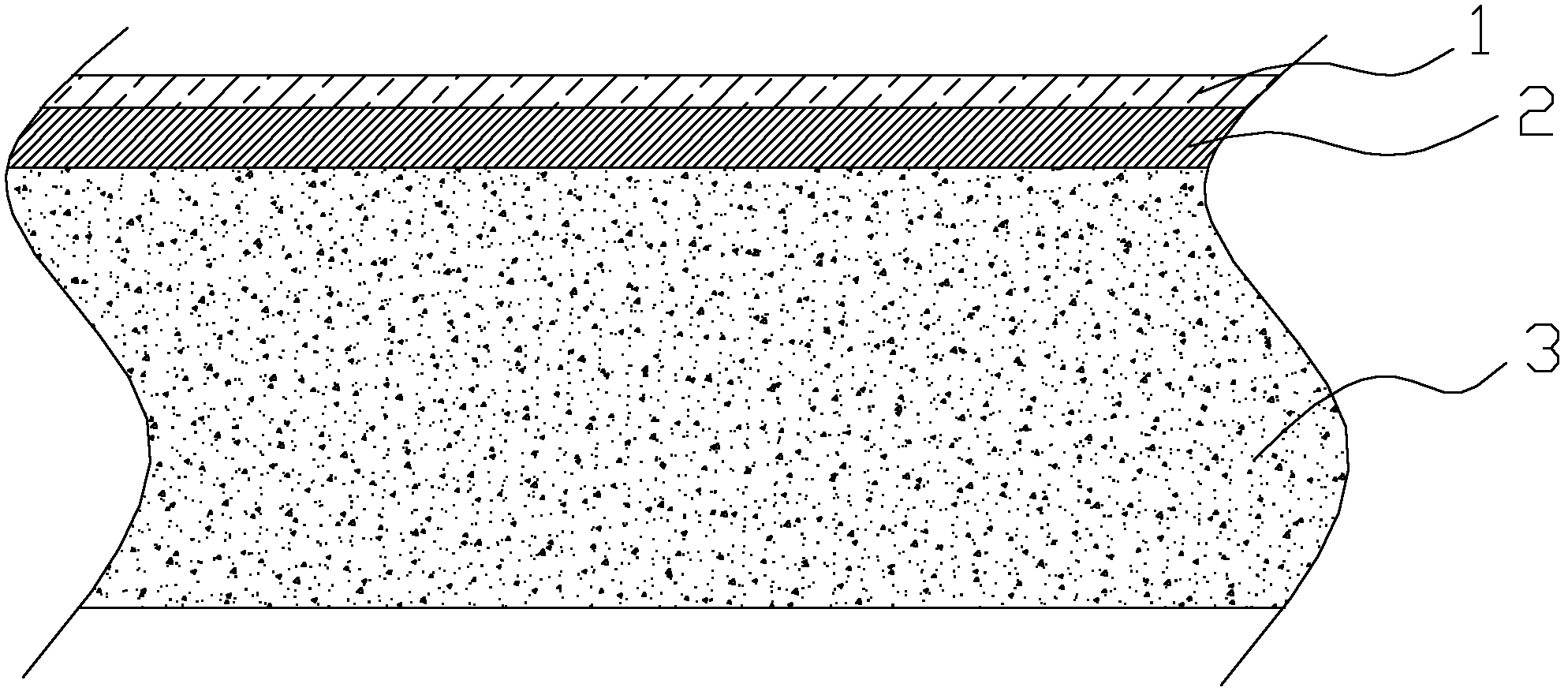 Ceramic-plastic floor and processing method thereof