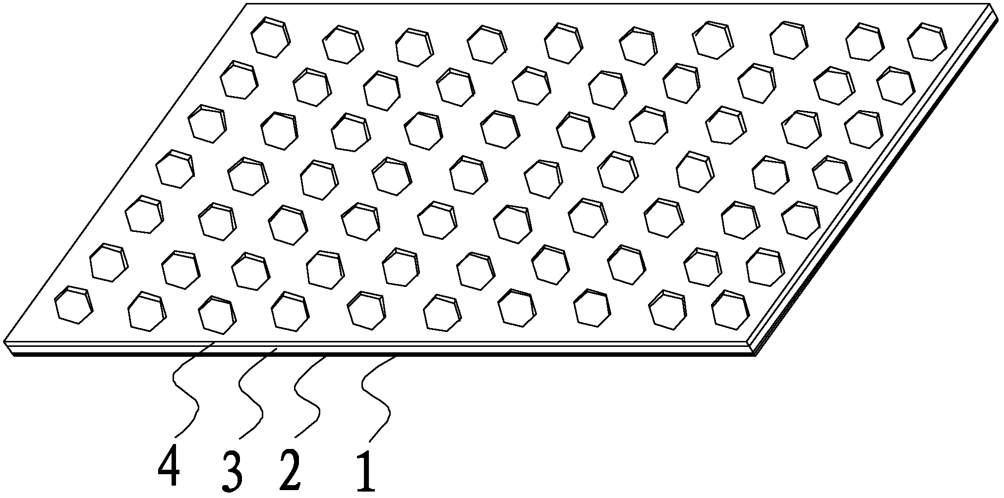 Ceramic-plastic floor and processing method thereof