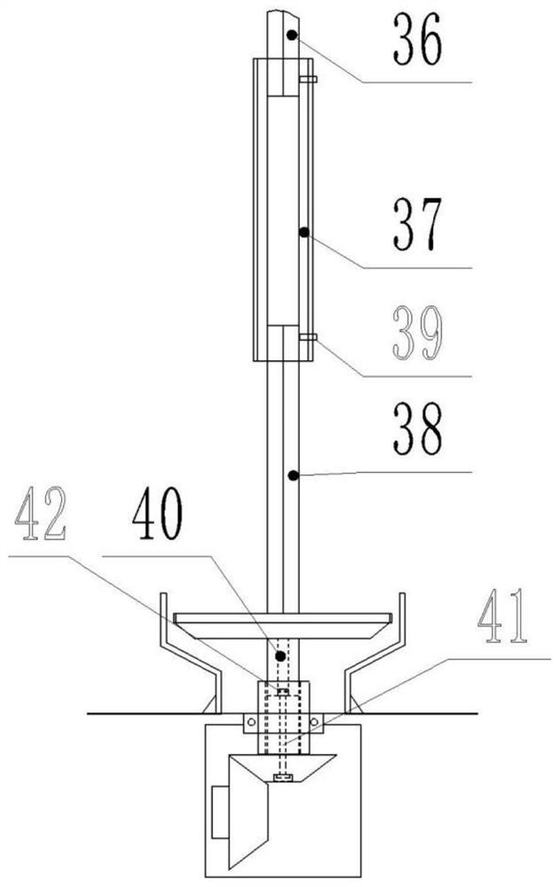 Precipitated sludge cleaning device for sewage treatment