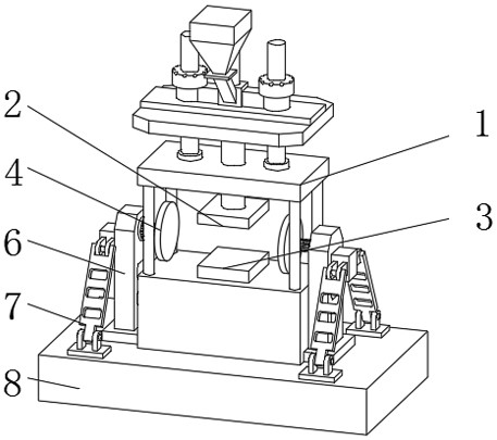 Cooling spraying device of injection molding machine and using method thereof