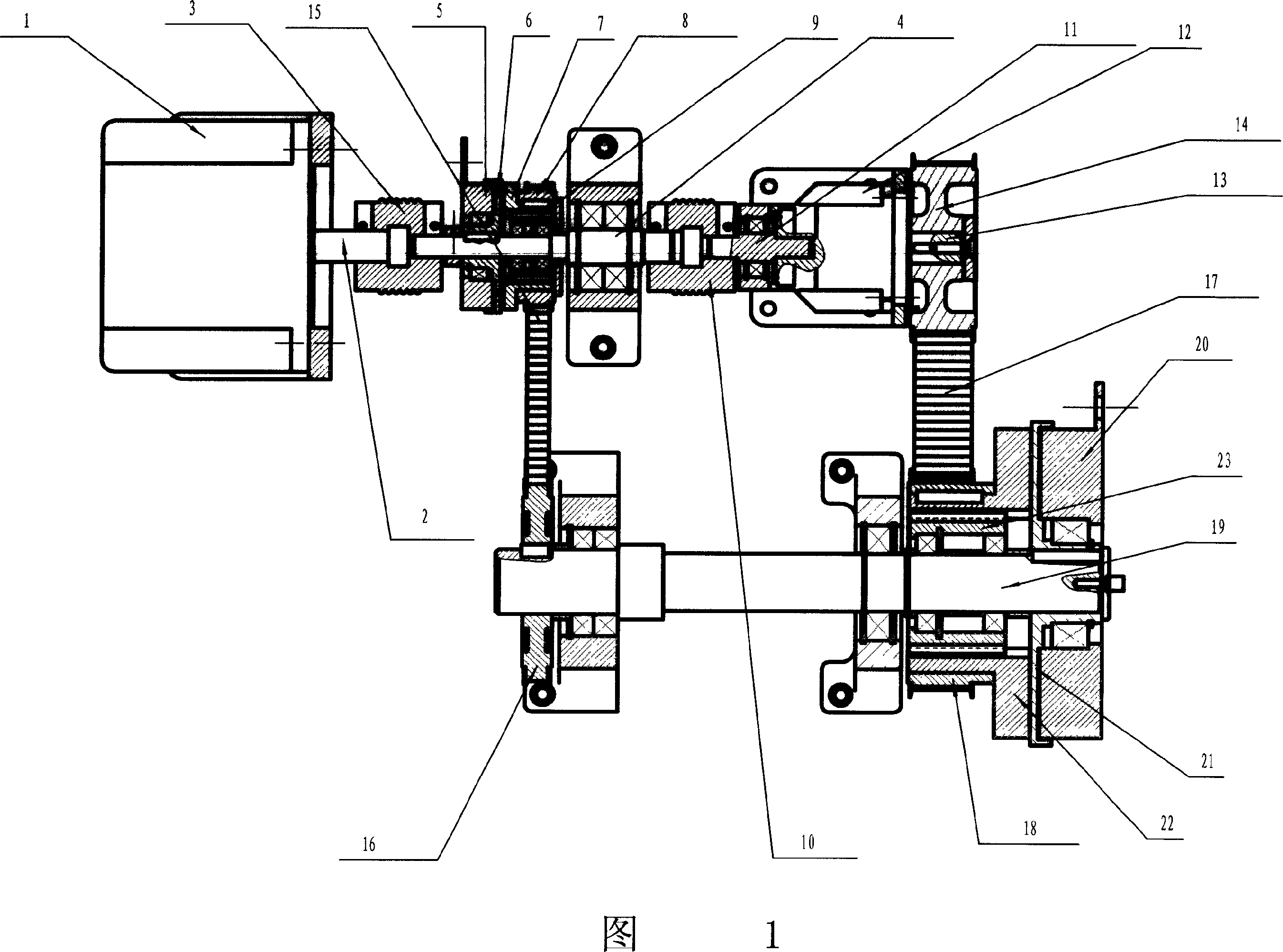 Double-speed and double-torque transmitting device