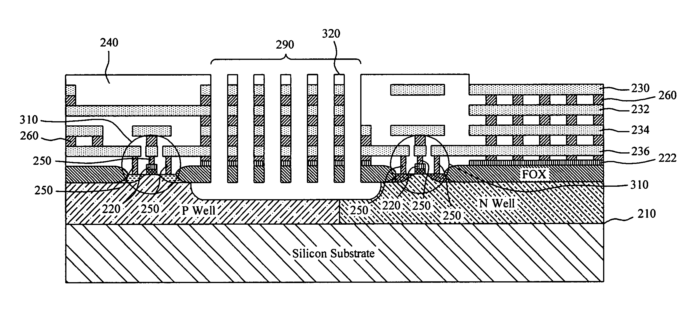 CMOS-MEMS process