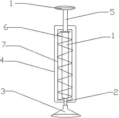 Press type vacuum nozzle