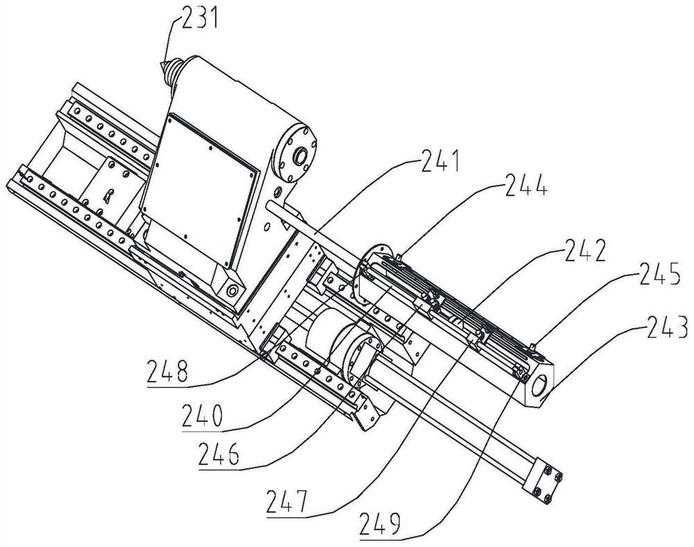 Full-hydraulic automatic speed change oil pressure tailstock of numerically-controlled machine tool