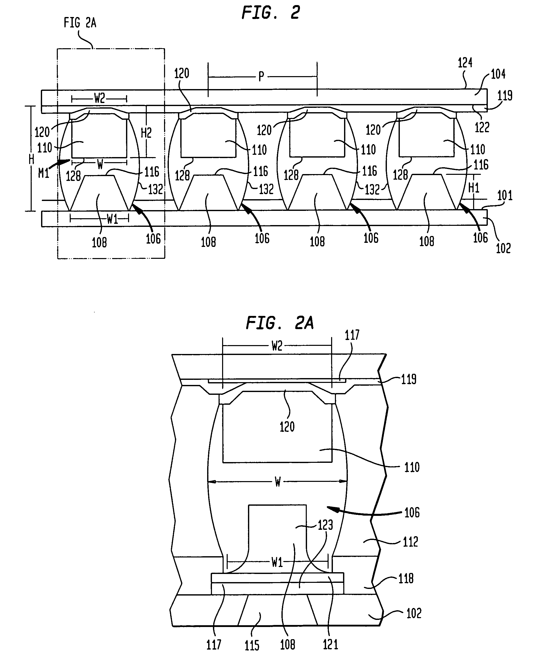 Flip Chip Interconnection with double post