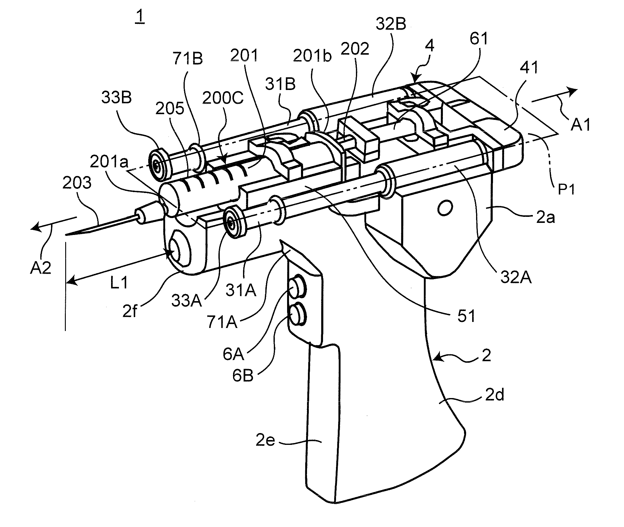 Syringe drive device