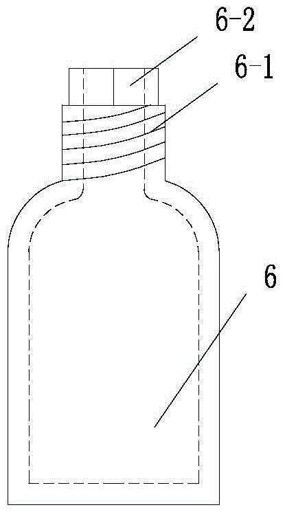 Sickbed oxygen inhalation device