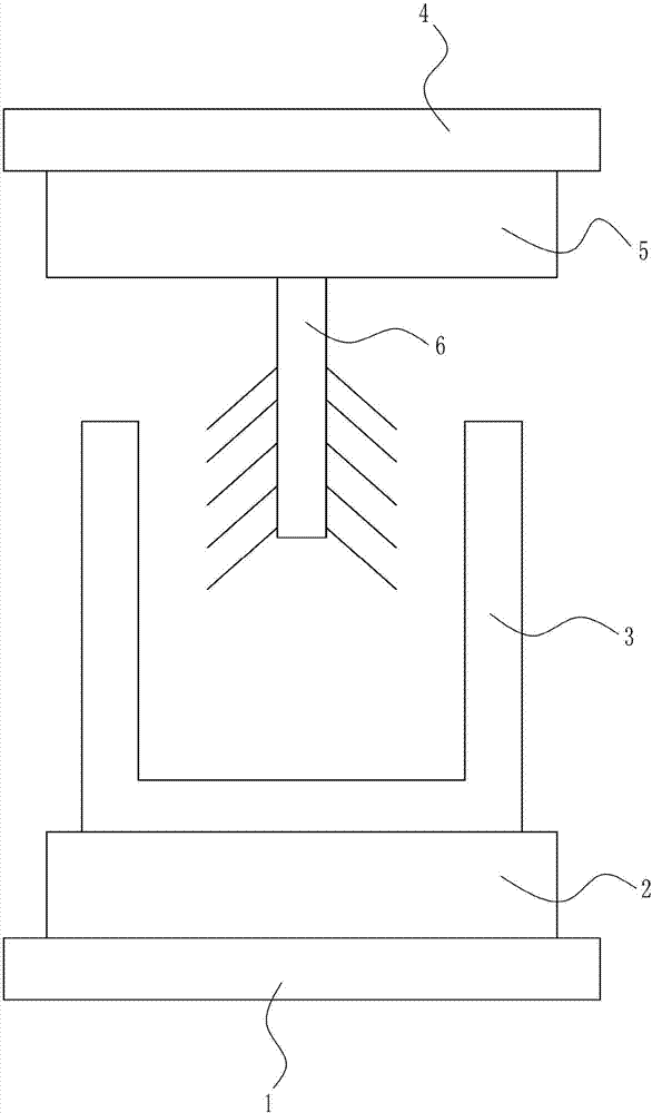 Batching efficient stirring device for brake pad production