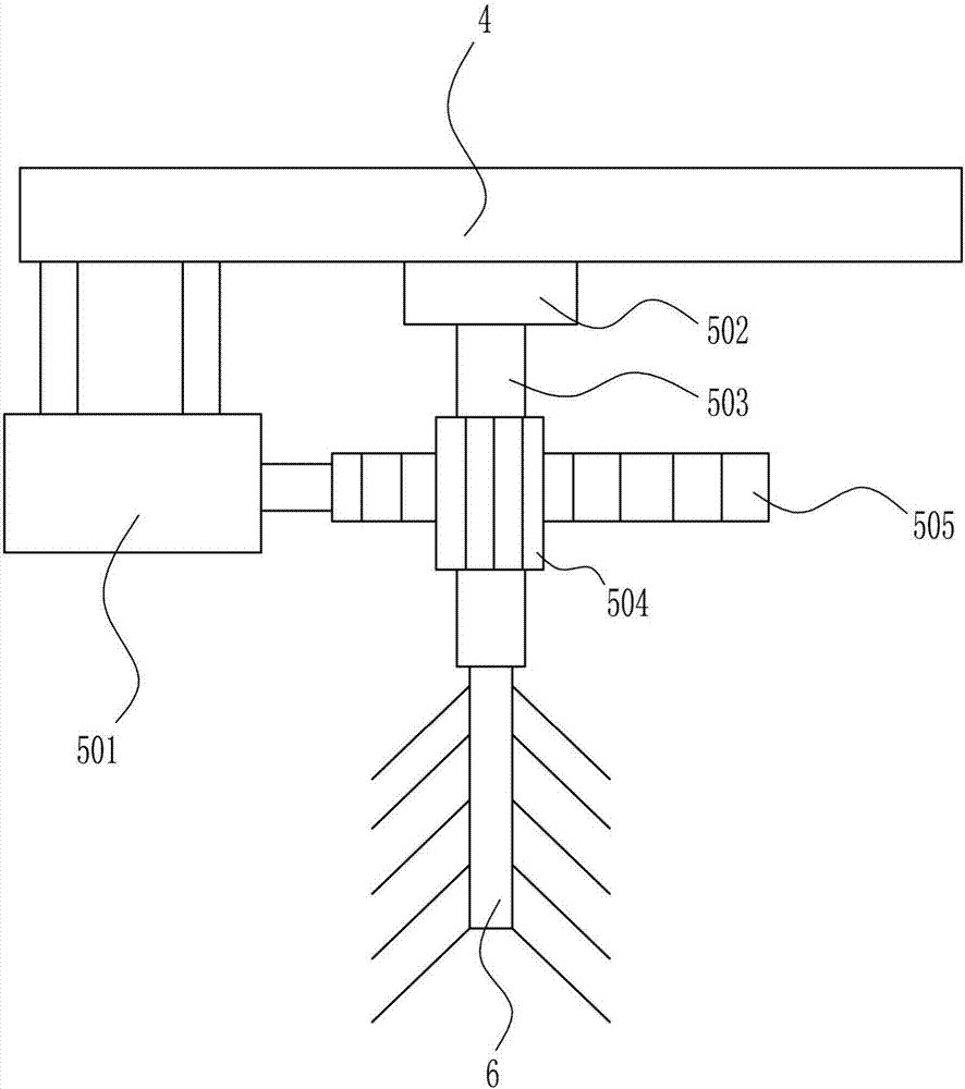 Batching efficient stirring device for brake pad production