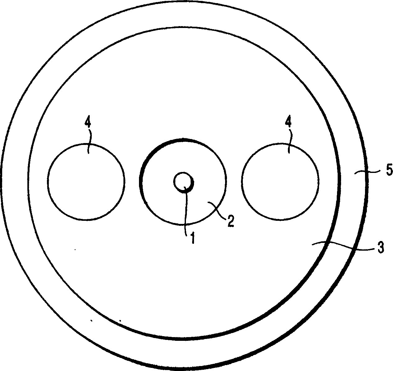 Nonlinear dispersion displacement optical fibre, optical signal treater and wavelength converter