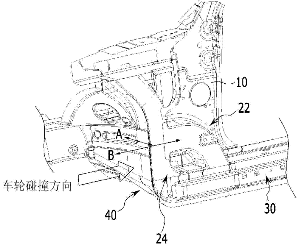 Vehicle body reinforcing structure