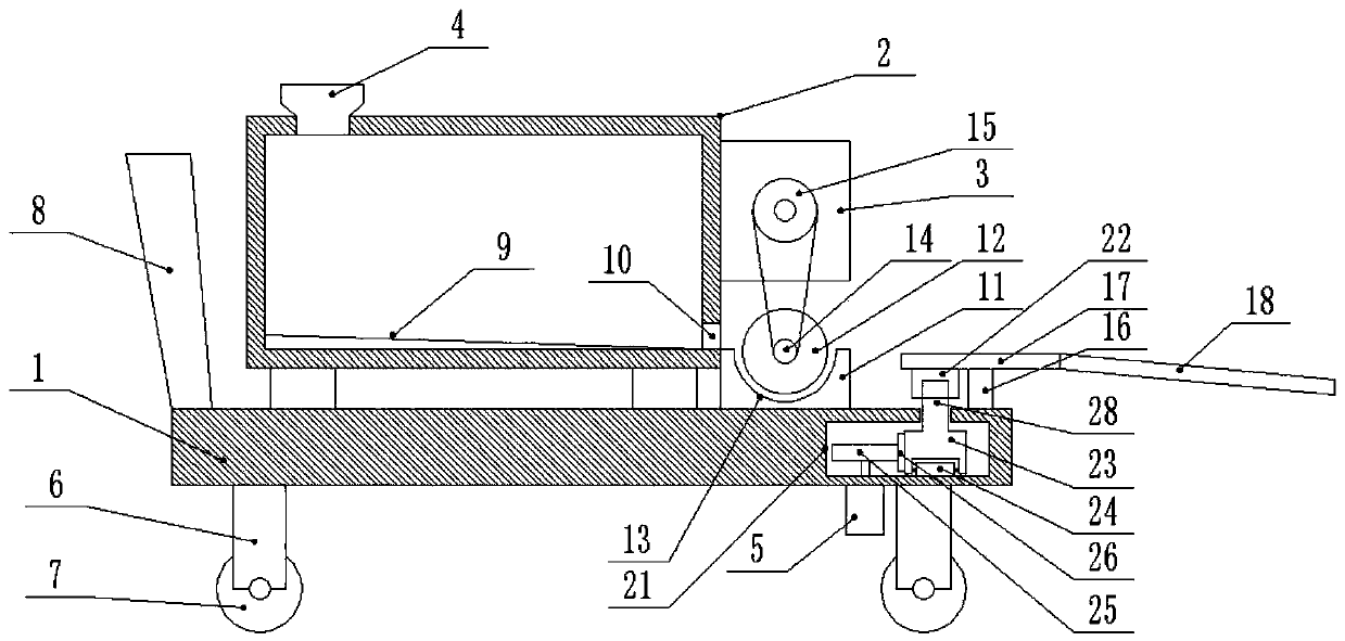 A swinging fast fertilizer applicator for agriculture