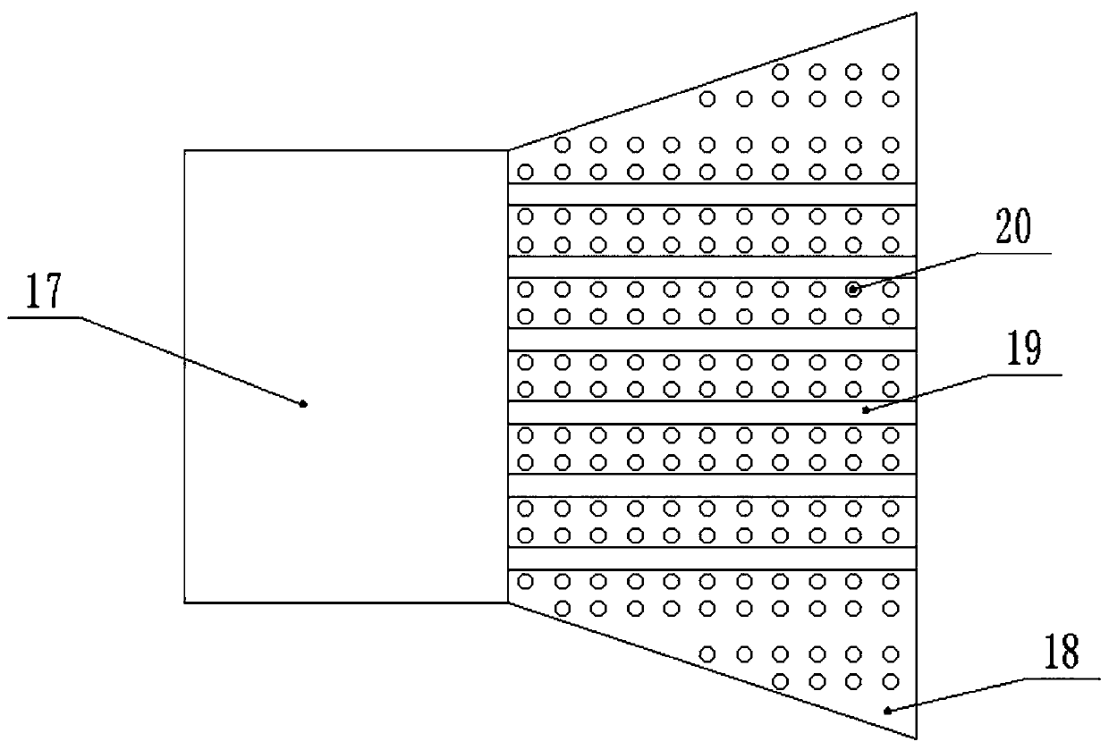 A swinging fast fertilizer applicator for agriculture