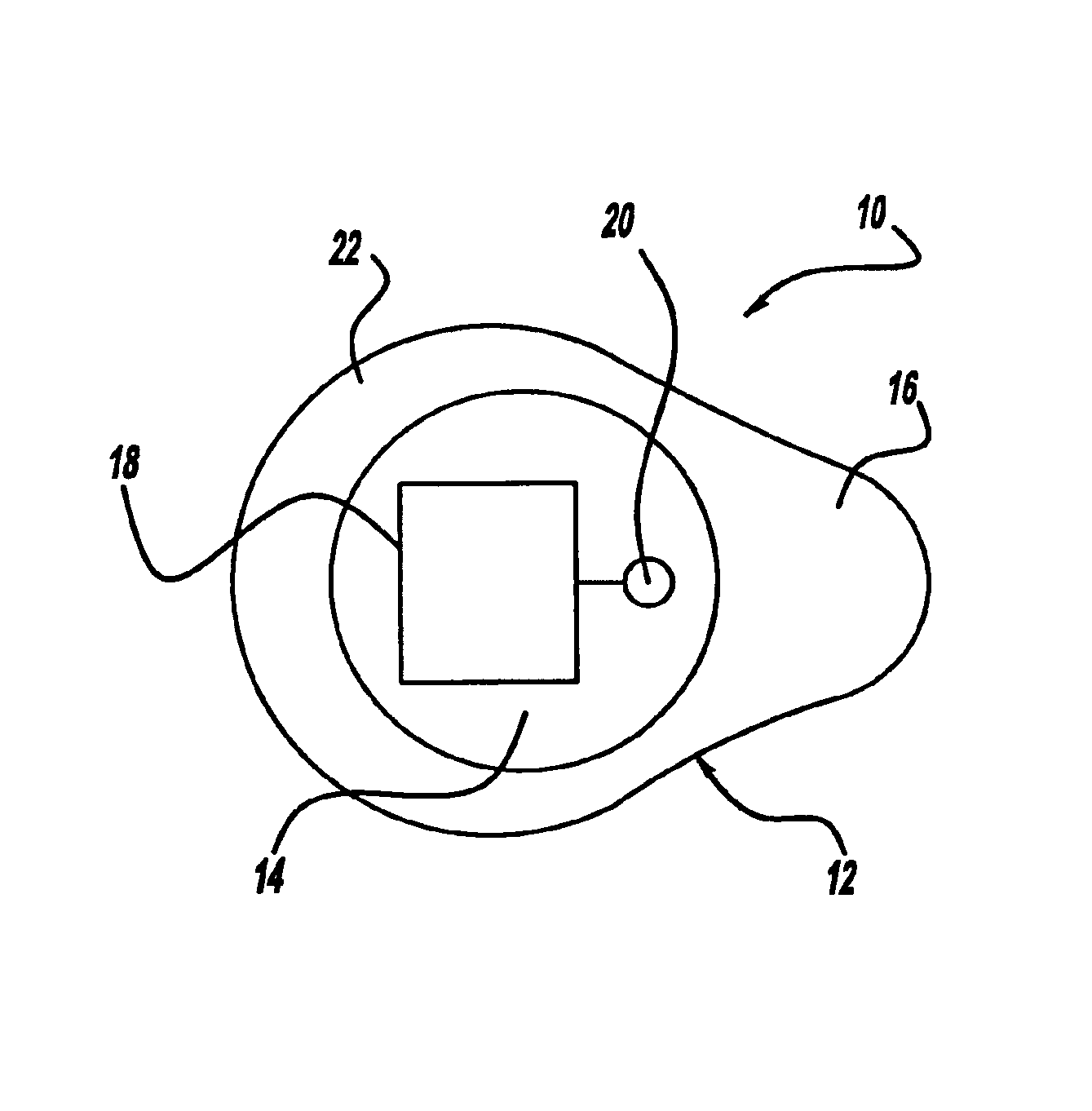 LED fixation device for topical anesthesia eye surgery