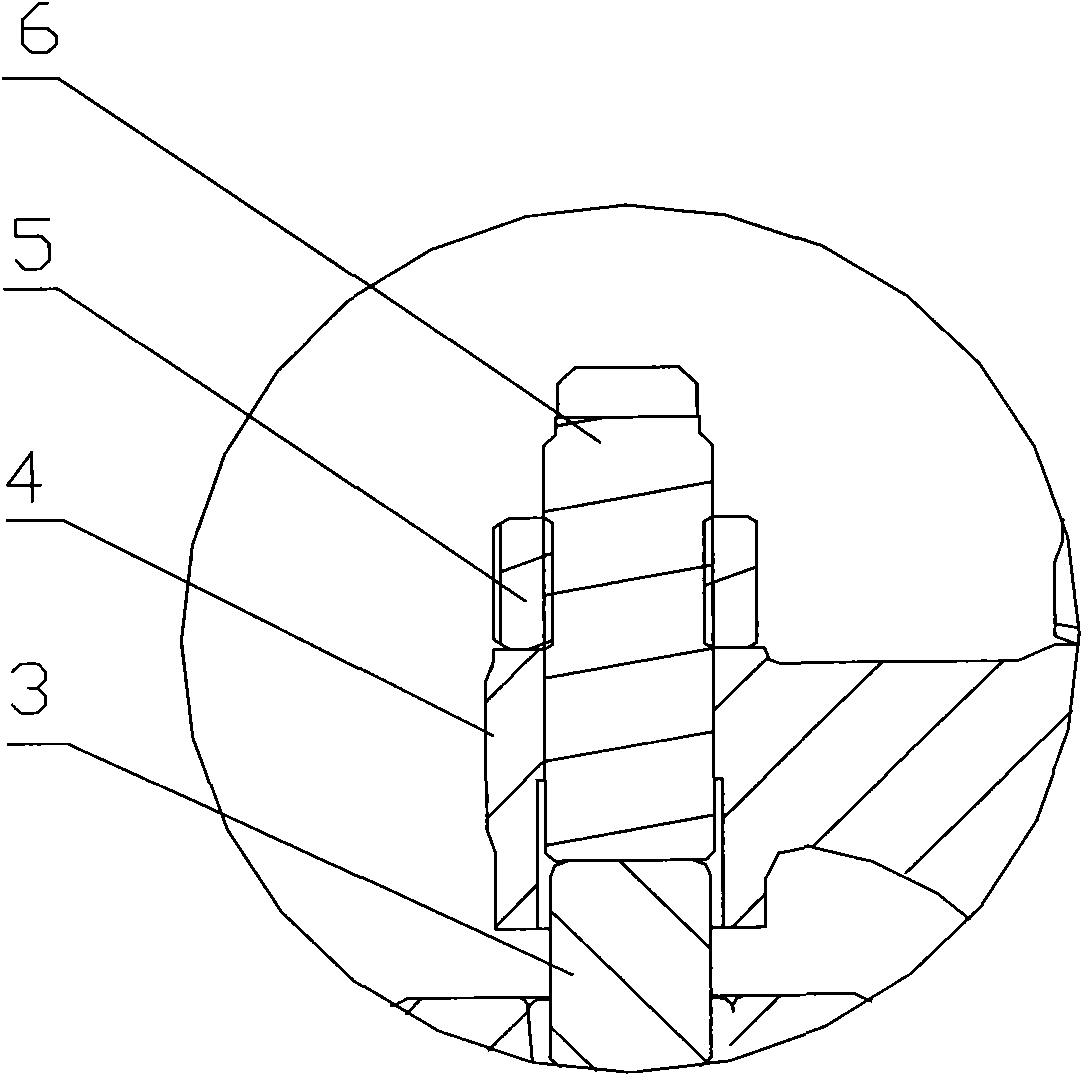 Valve component for four-valve diesel