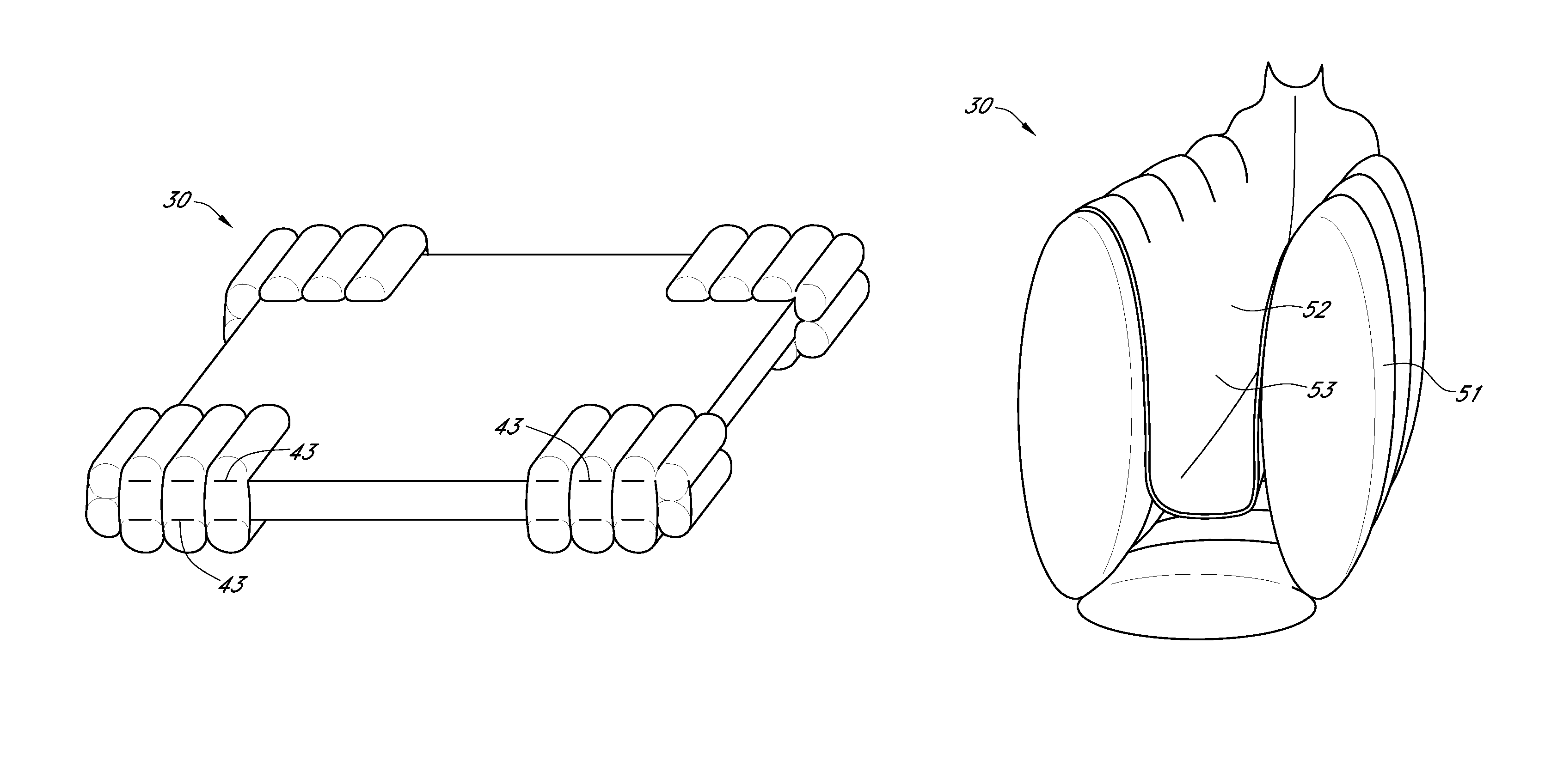 Structure of inflatable packaging device