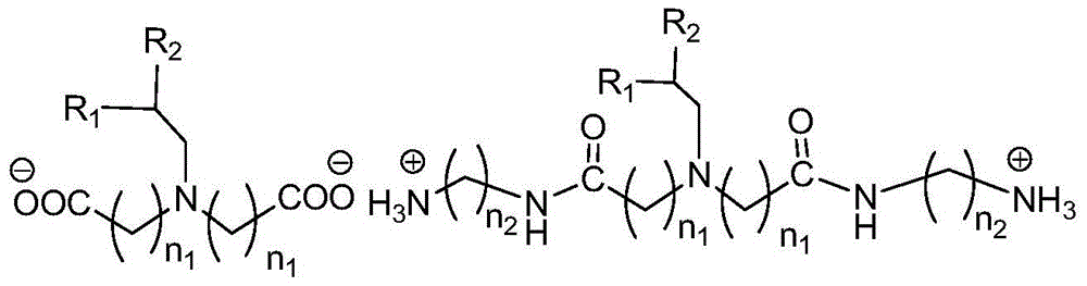 A kind of novel branched fatty nylon salt and its preparation method and application