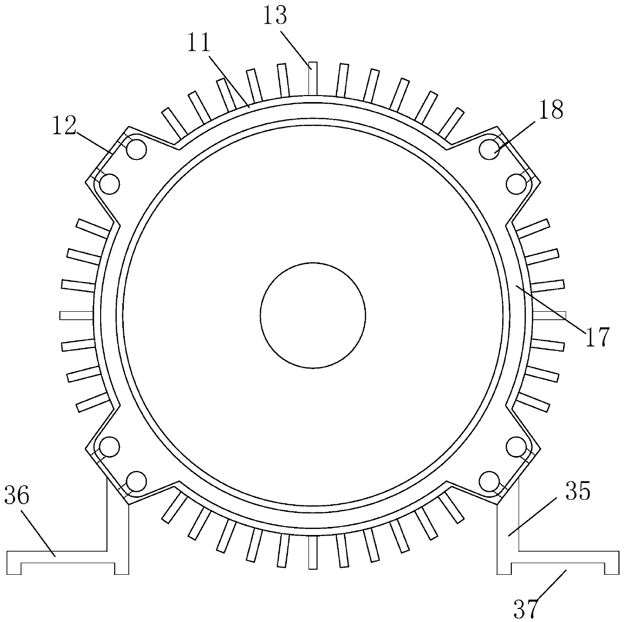 Die-casting aluminum part