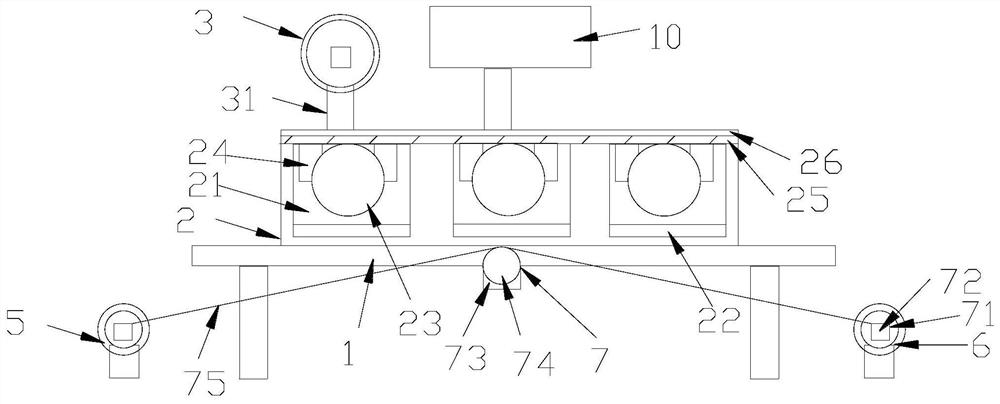 A cooling system of a setting machine