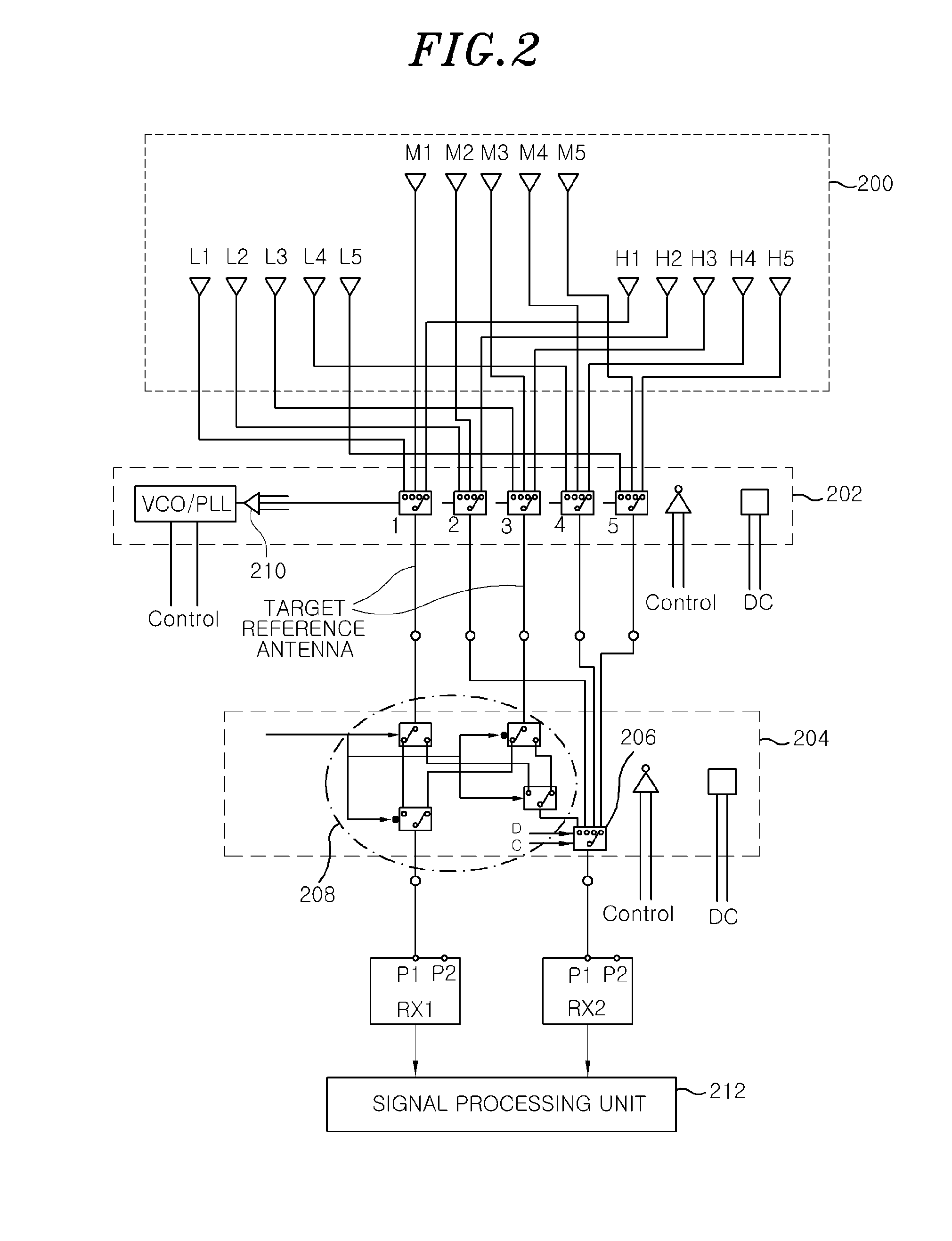 Radio measurement method and radio measurement apparatus using multi-antenna channel multiplex