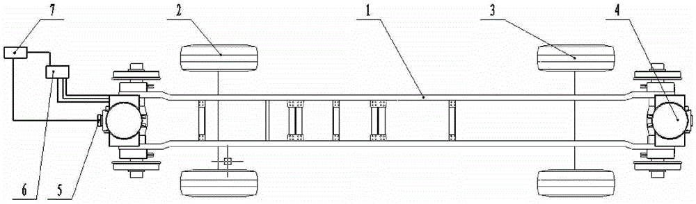 A dual-purpose multifunctional emergency rescue fire truck with two-way driving rail