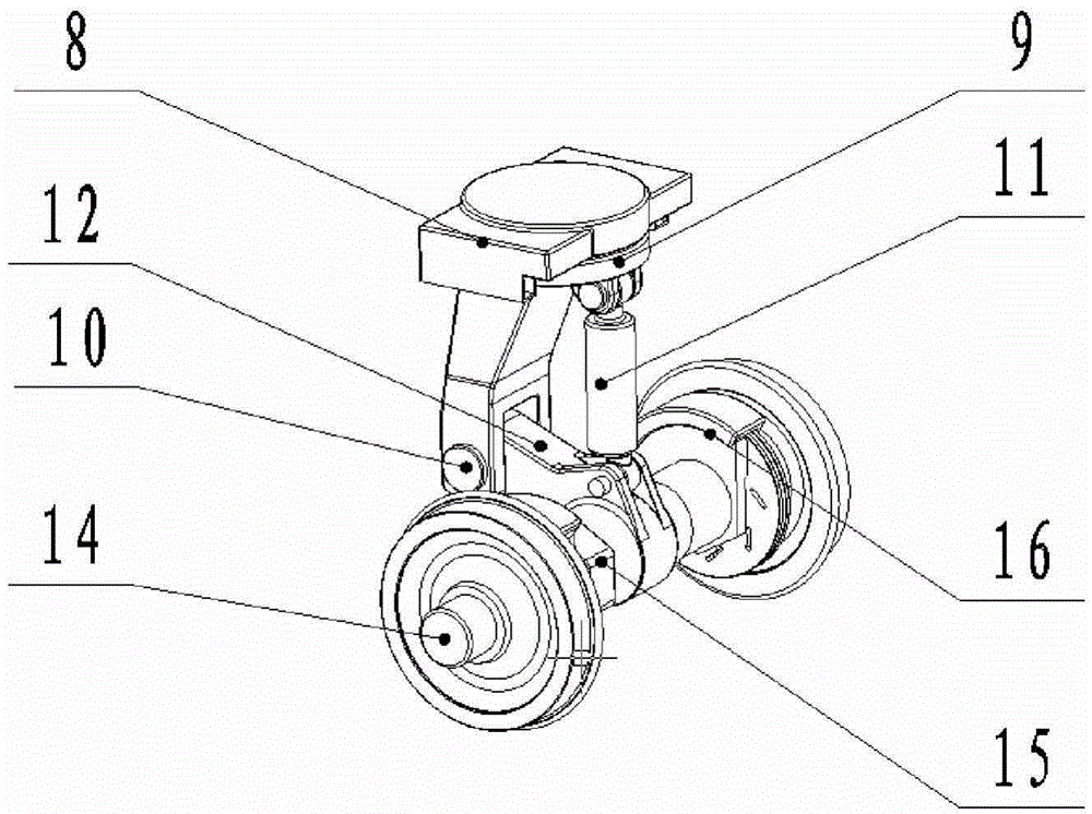 A dual-purpose multifunctional emergency rescue fire truck with two-way driving rail