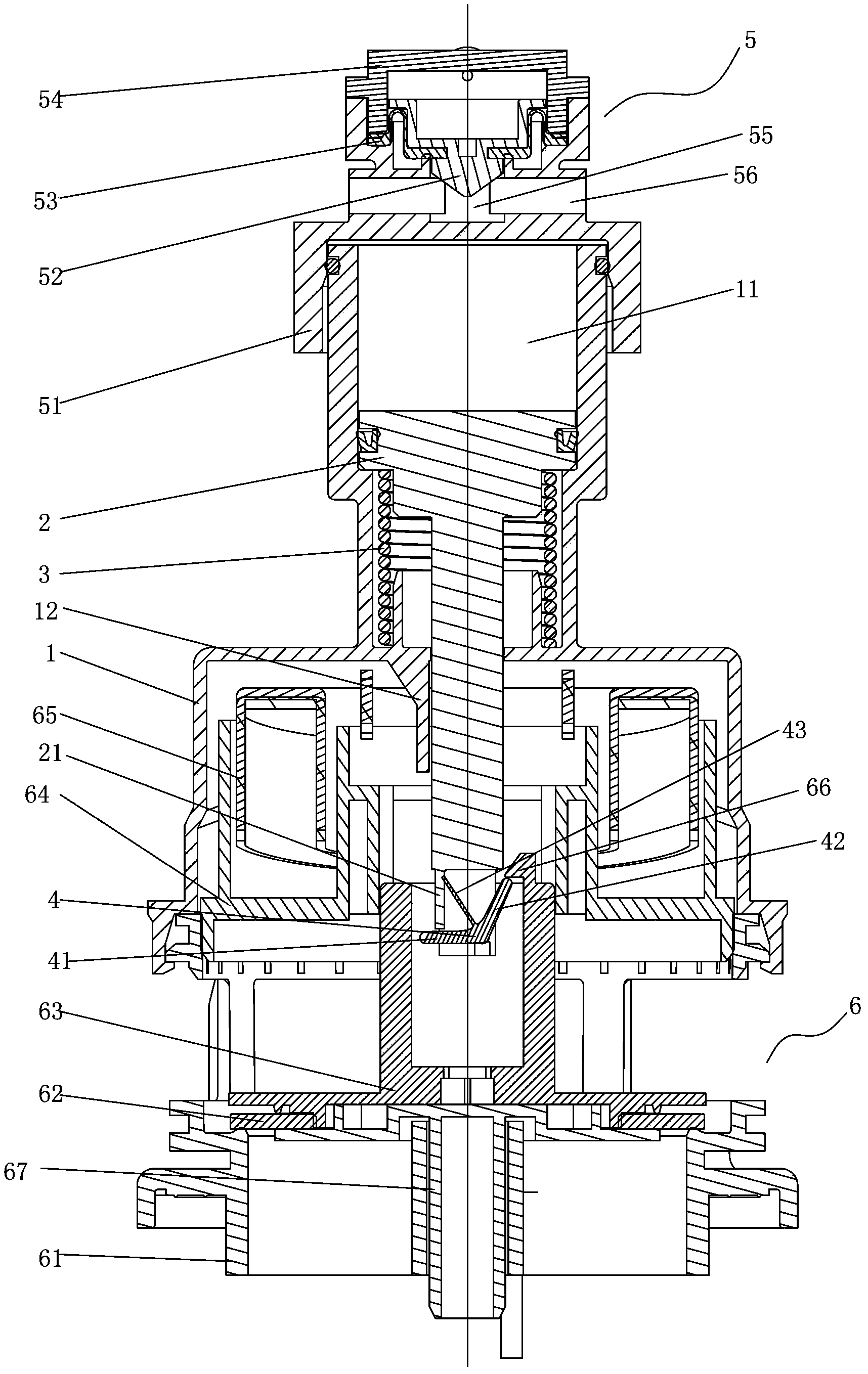 Opening device controlling lifting with water pressure and flushing device