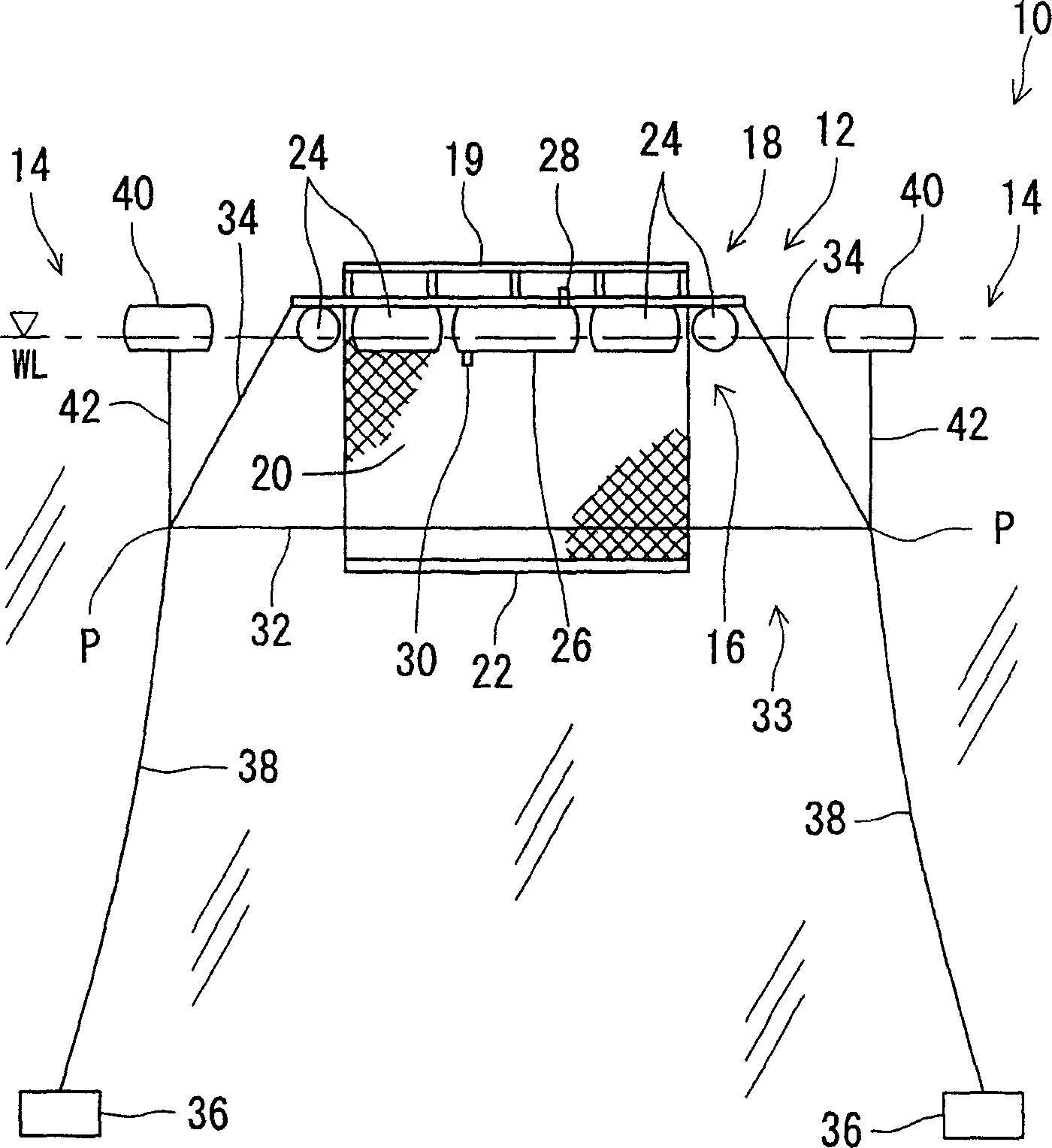 Net cage and net cage breed aquatics method