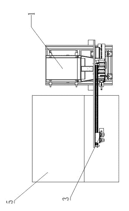 Feed device for toothbrush hair-planting