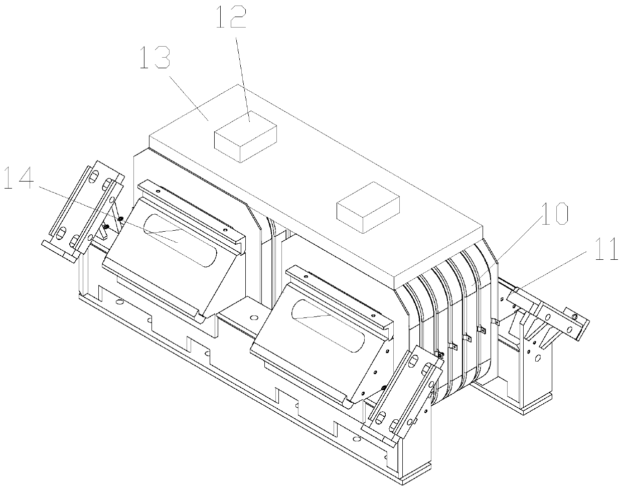 Rubber particle screening machine