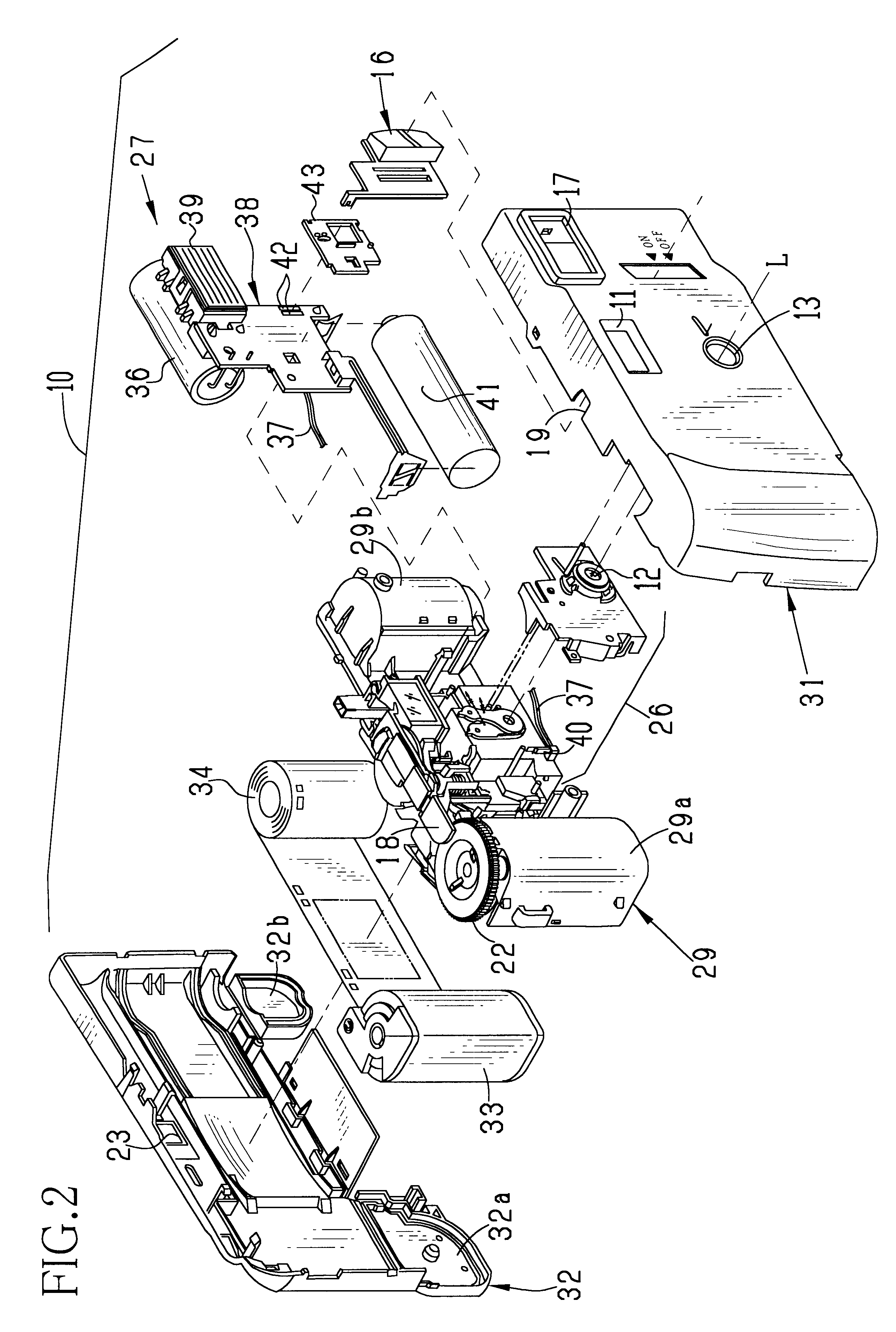 Shutter device of camera