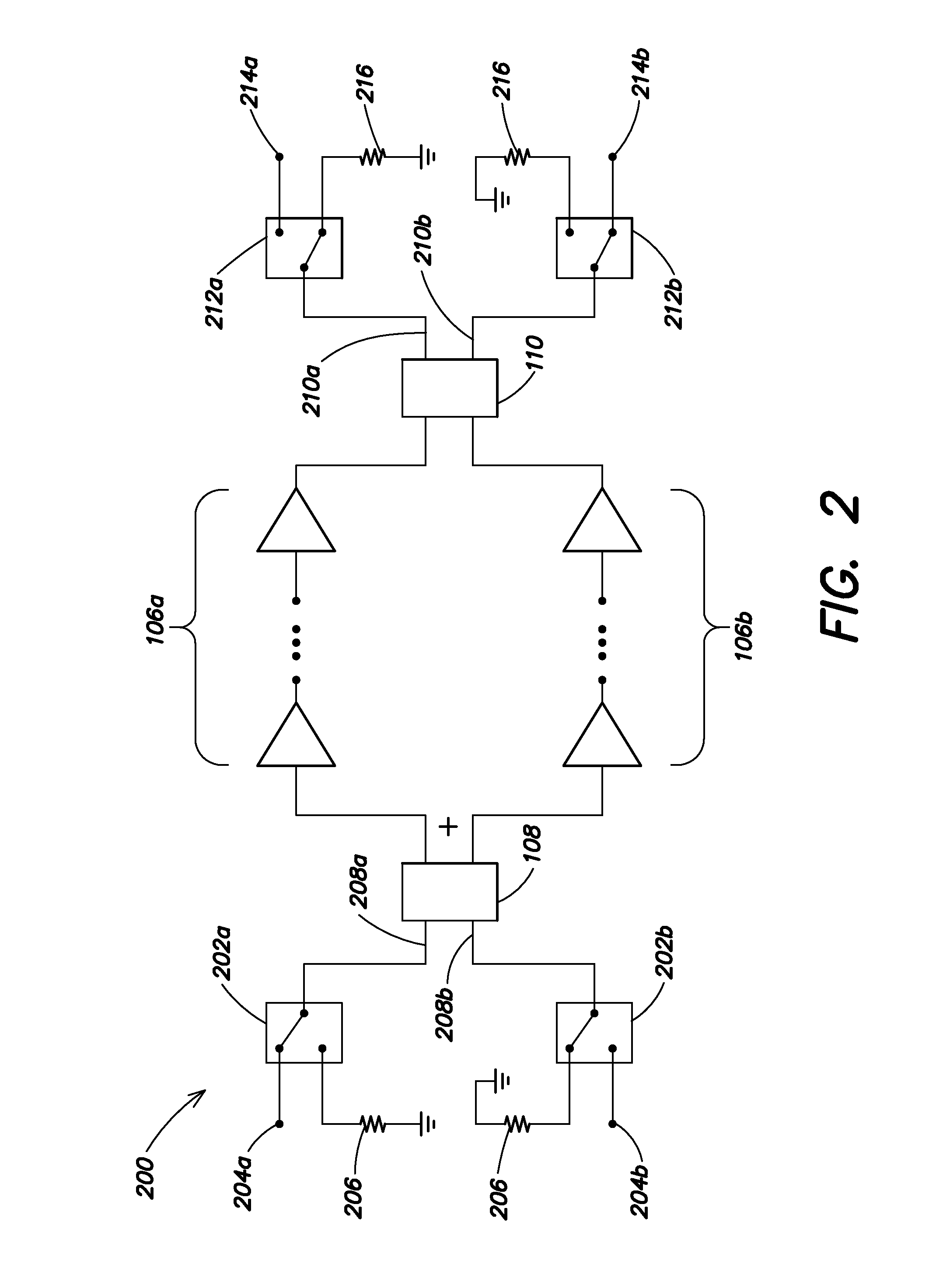 Switchable balanced amplifier