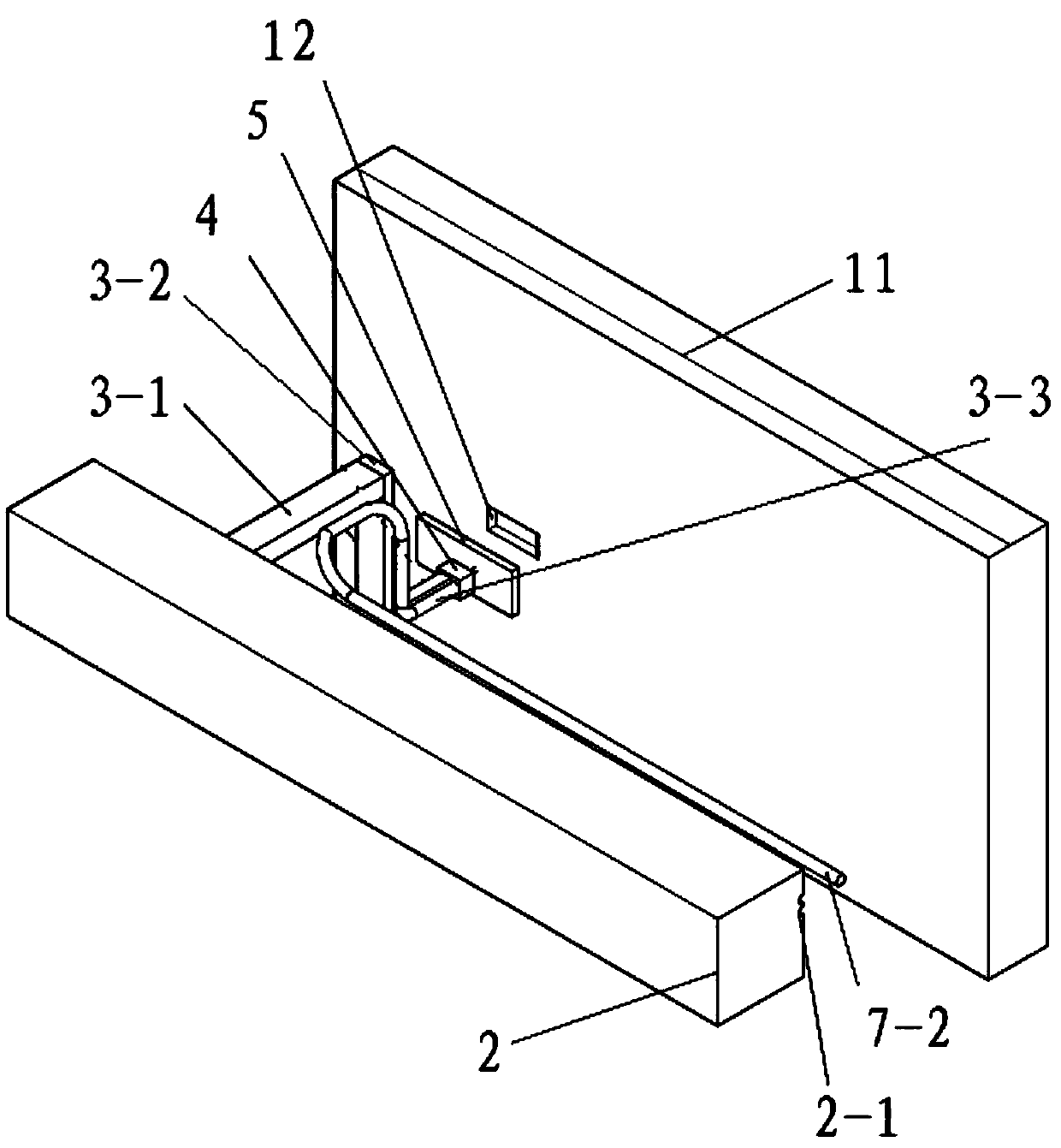 A carbonization furnace wall gunning device and method