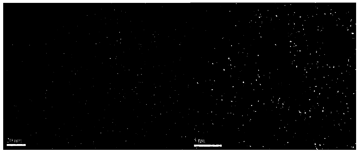 Nitrogen-sulfur co-doped carbon quantum dot fluorescent probe for cysteine detection and preparation and application thereof