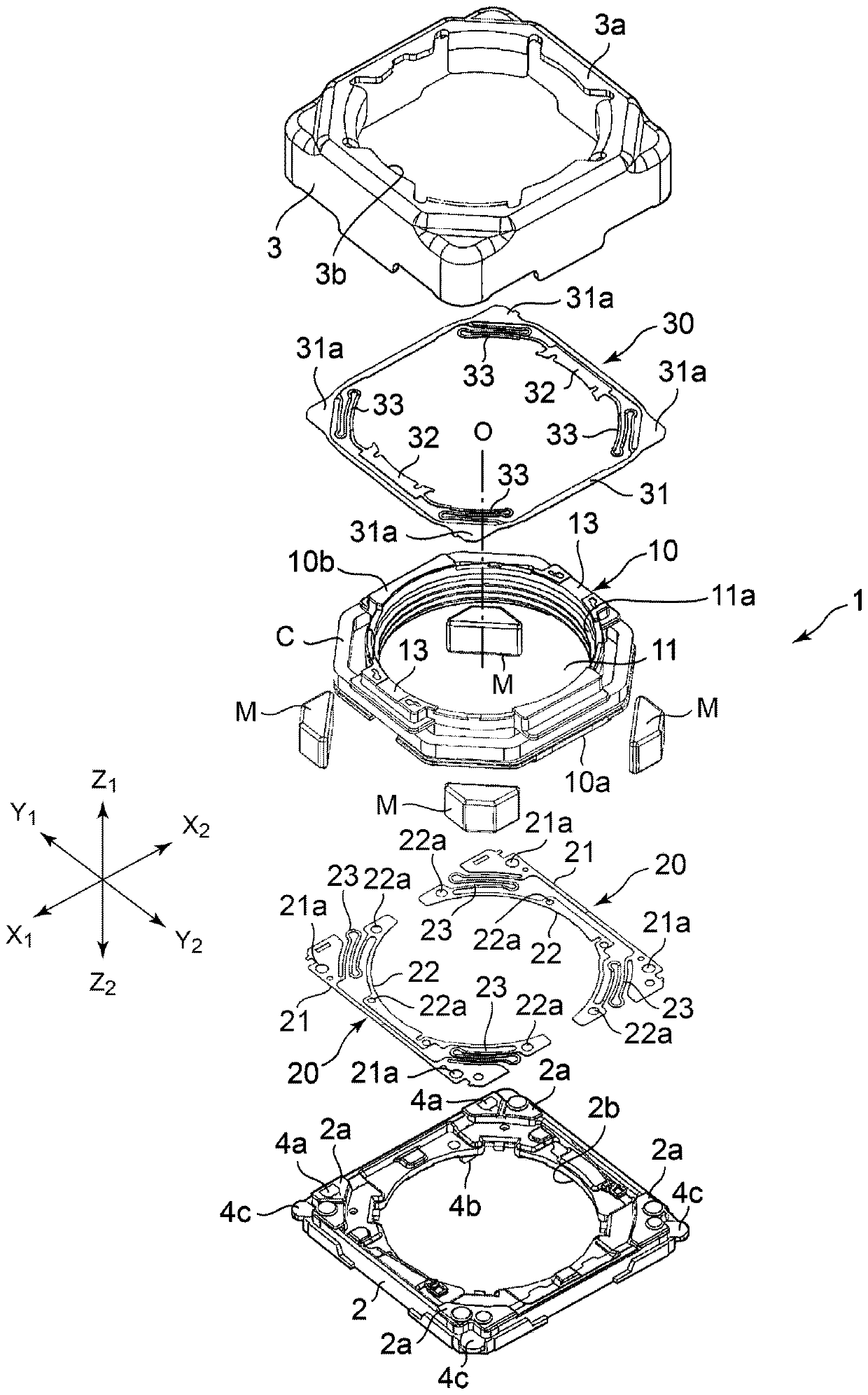 Lens driving device, camera module, and manufacturing method of lens driving device